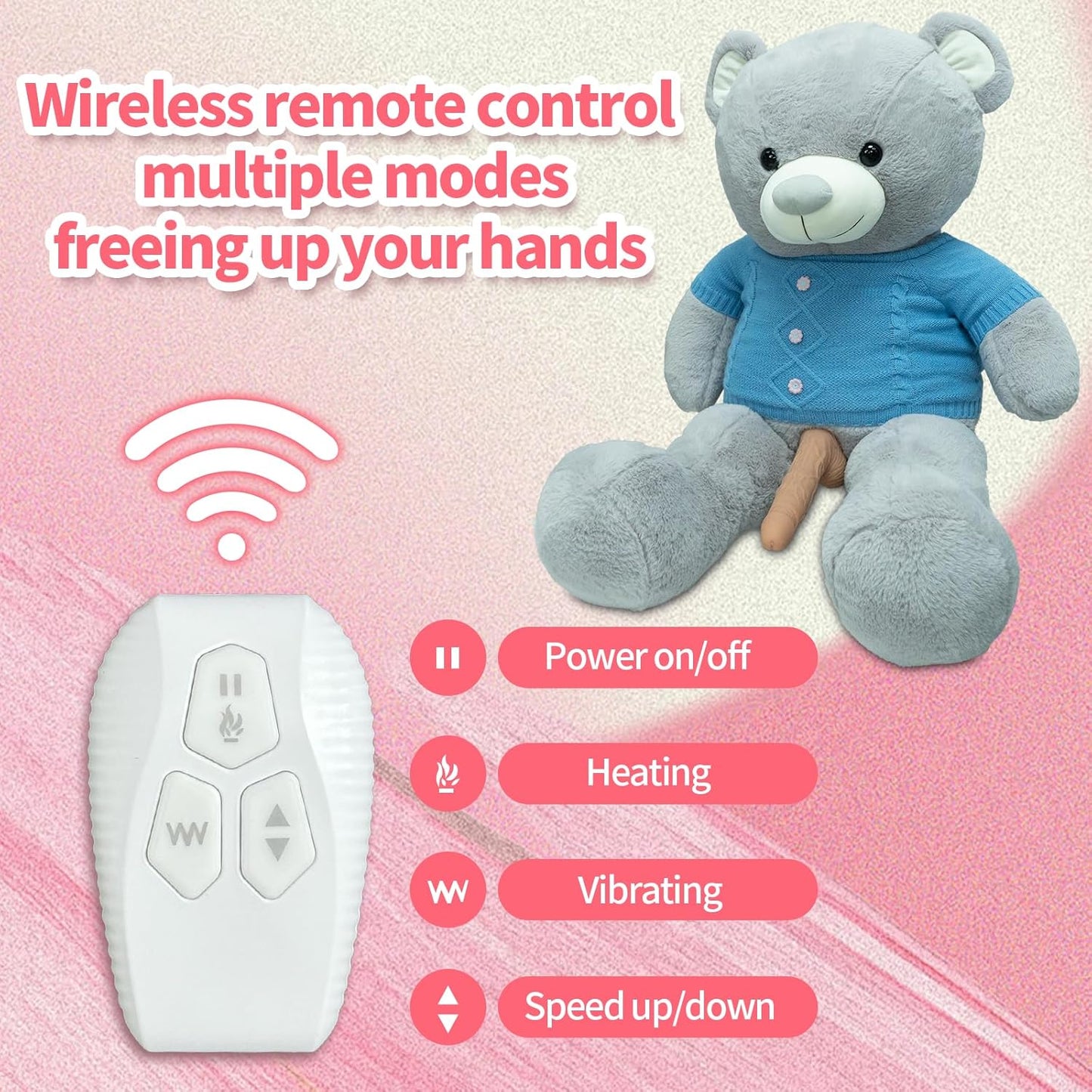 Teddy Bear Type Plush Sex Machine