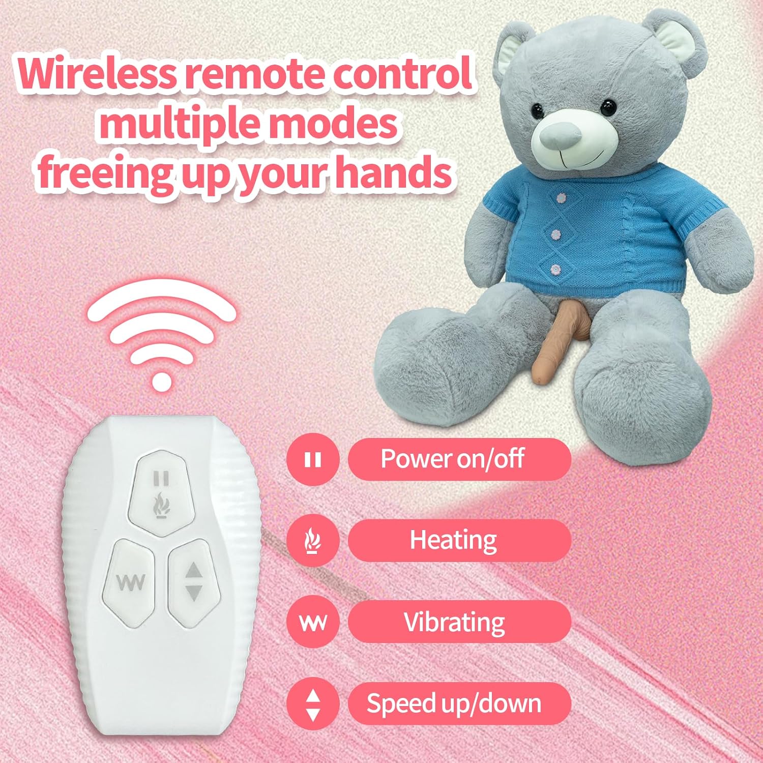 Teddy Bear Type Plush Sex Machine