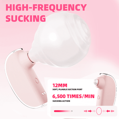 Musical Instrument Shape Discreet 2-in-1 Clitoral Suction Vibrator