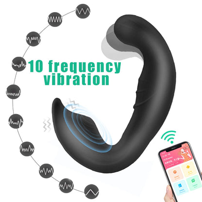 Prostate Massager App Remote Control Vestibular Artifact Strong Shock