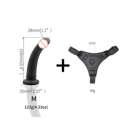 5.9‘’ Wearable Strap On Penis Pant Sex Toy For Sensory Fun