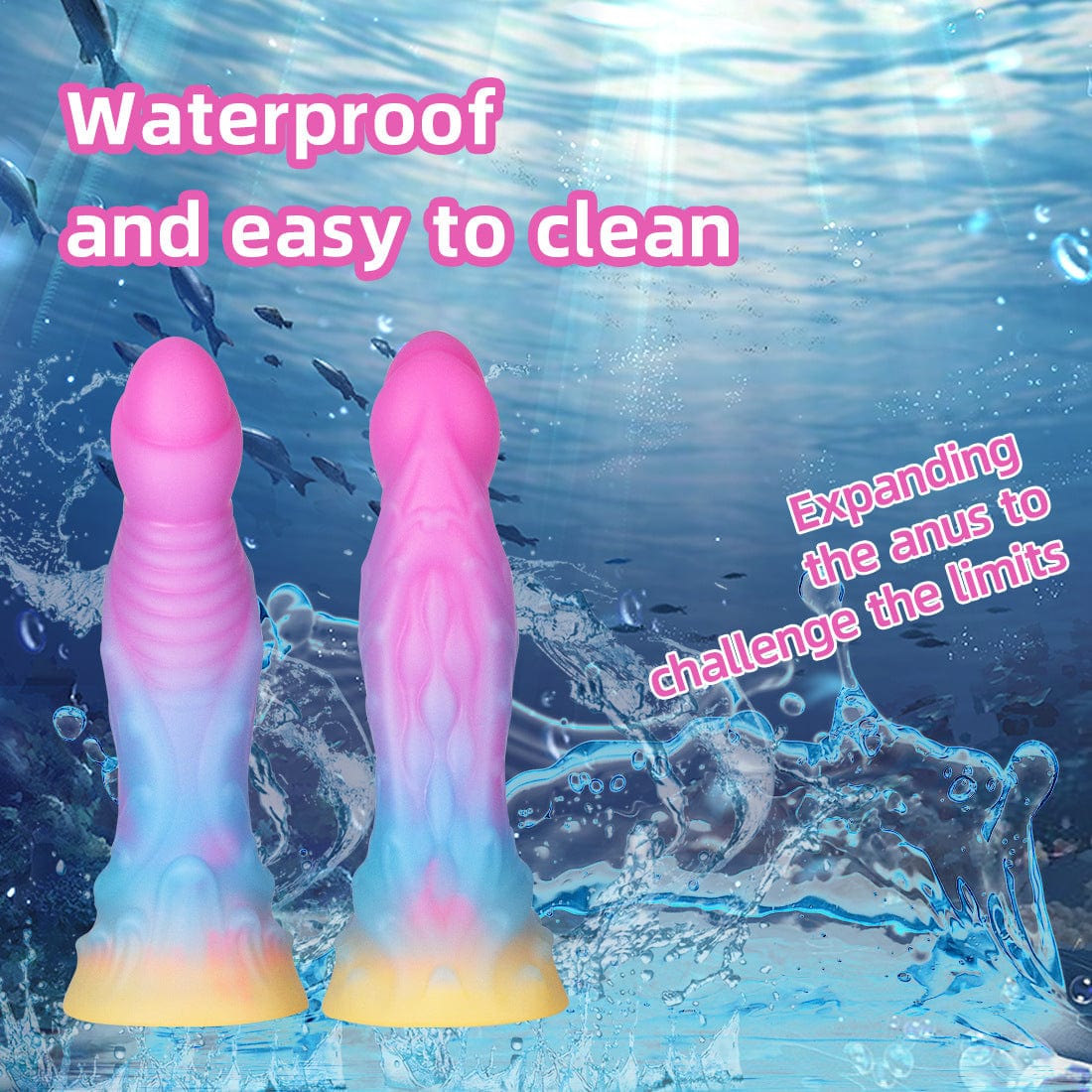 5.7‘’ Super Soft Luminous Fantasy Dildo