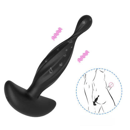 Anal Plug Vibrator Male Prostate Massager G-spot Masturbator