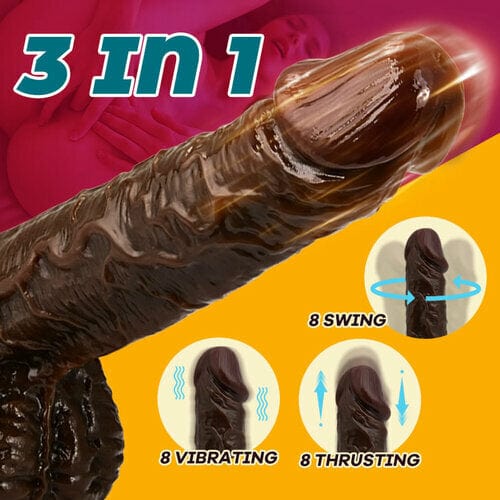 6.69‘’ Lurevibe - 8 Thrusting Vibrating Simulation Penis Wireless Vibration Dildo