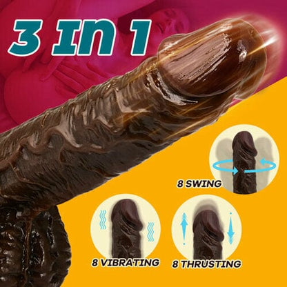 6.69‘’ Lurevibe - 8 Thrusting Vibrating Simulation Penis Wireless Vibration Dildo