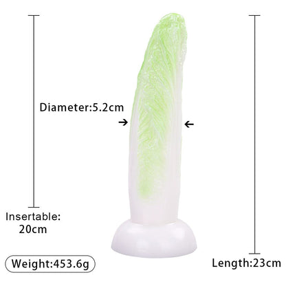 6.1‘’- 7.87‘’ Vegetable Shaped Silicone Dildo Anal Plug
