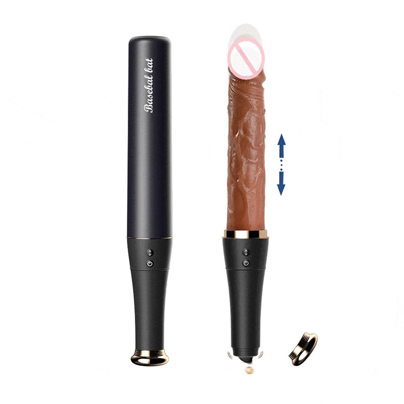 7.48‘’ Baseball - Automatic Telescopic Dildo With Tongue Licking And Heating Function