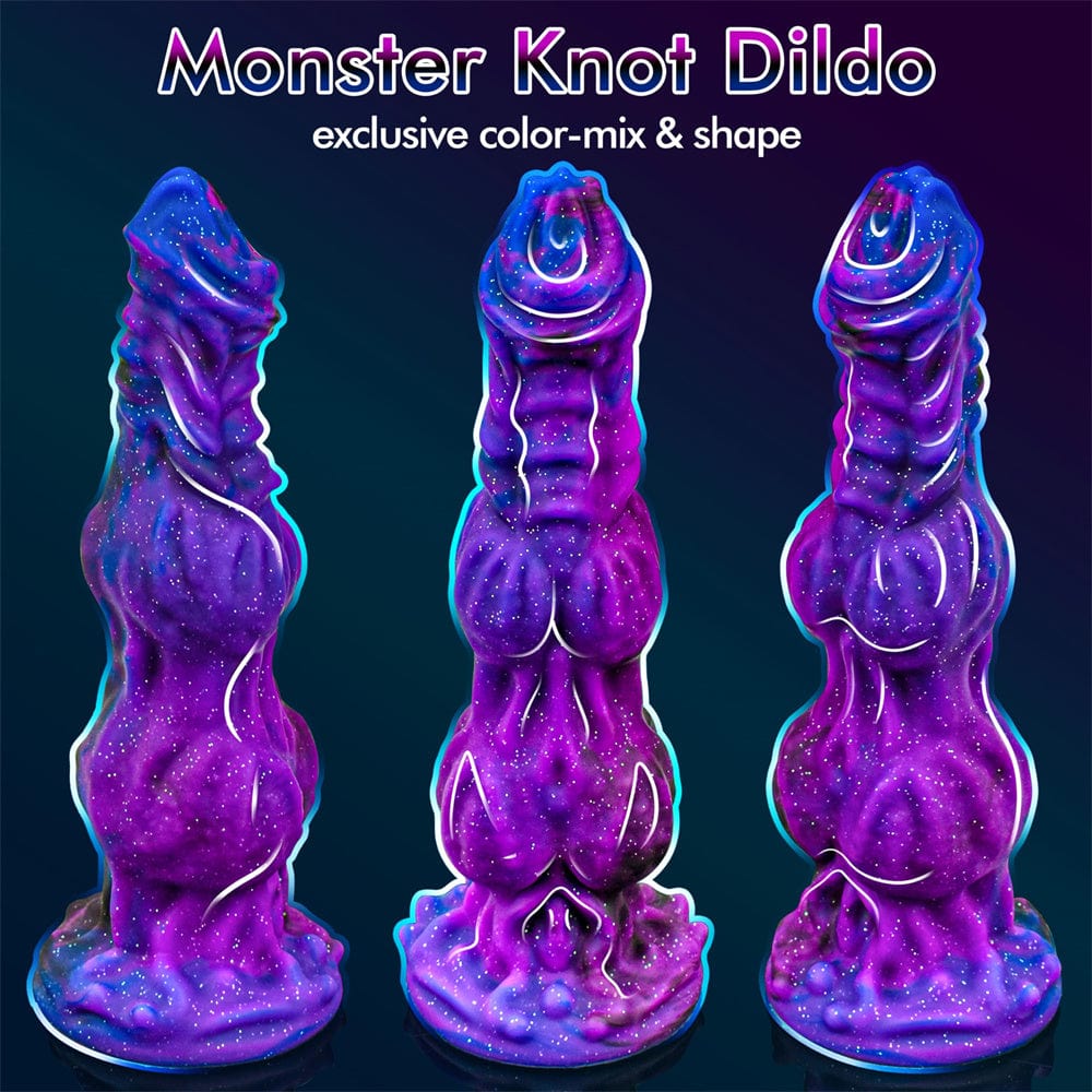 8.86‘’ Monster Dildo Fantasy Horse Dildo With 2 Big Knots And Strong Suction Cup