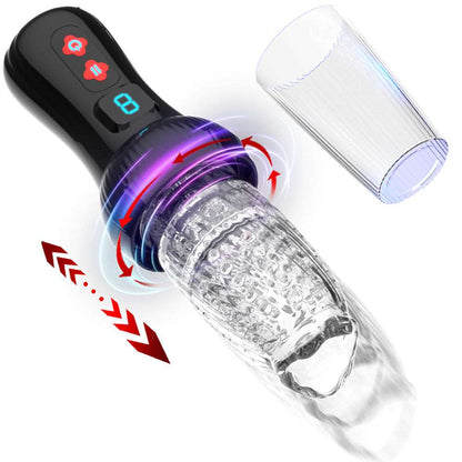 Lurevibe - Gawk Gawk 6000 4.0 Version Torch 9 *9 Thrusting Rotating Penis Stroker