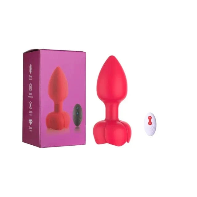 Remote Control Anal Plug Vibrating Male Masturbation Device
