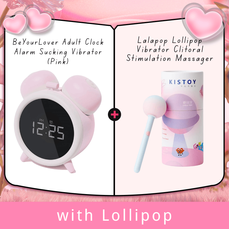 BeYourLover Adult Clock Alarm Sucking Vibrator App Remote Control