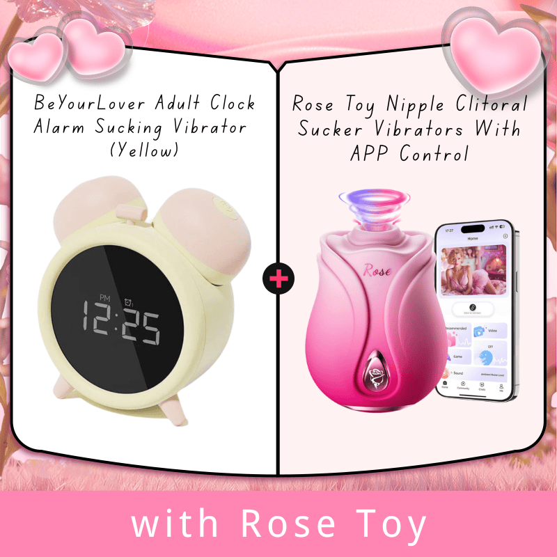 BeYourLover Adult Clock Alarm Sucking Vibrator App Remote Control