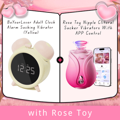 BeYourLover Adult Clock Alarm Sucking Vibrator App Remote Control