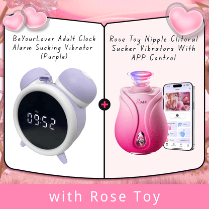 BeYourLover Adult Clock Alarm Sucking Vibrator App Remote Control