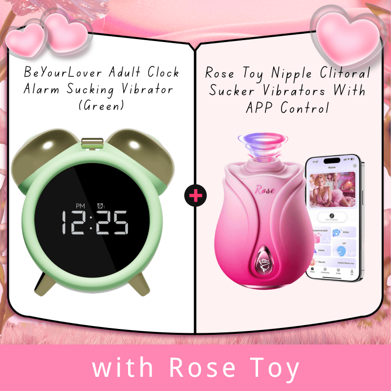 BeYourLover Adult Clock Alarm Sucking Vibrator App Remote Control