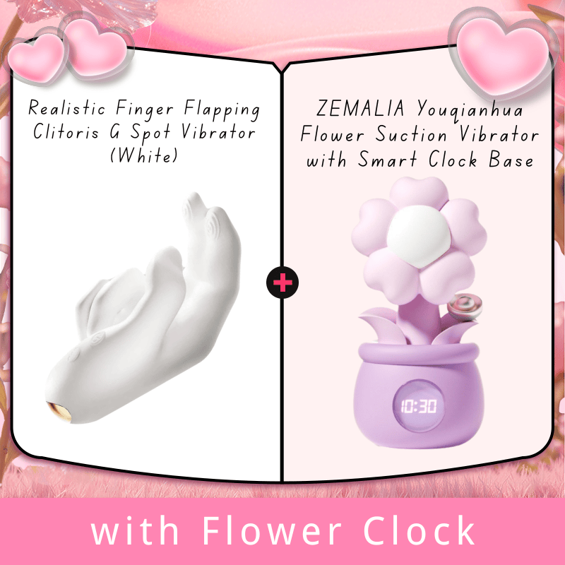 Realistic Finger Flapping Clitoris G Spot Vibrator