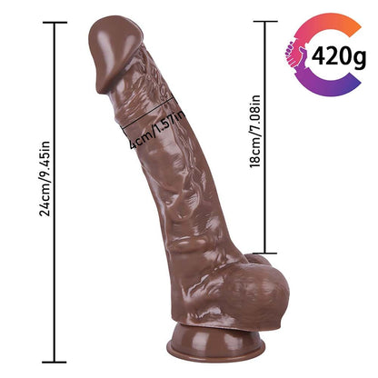 7.08‘’ Triangle Wearing King Kong Gay Leather Pants Dildo