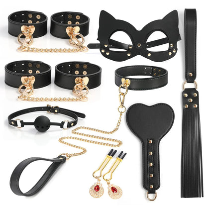 Luxury Faux Leather Romance Kit (8-Piece)