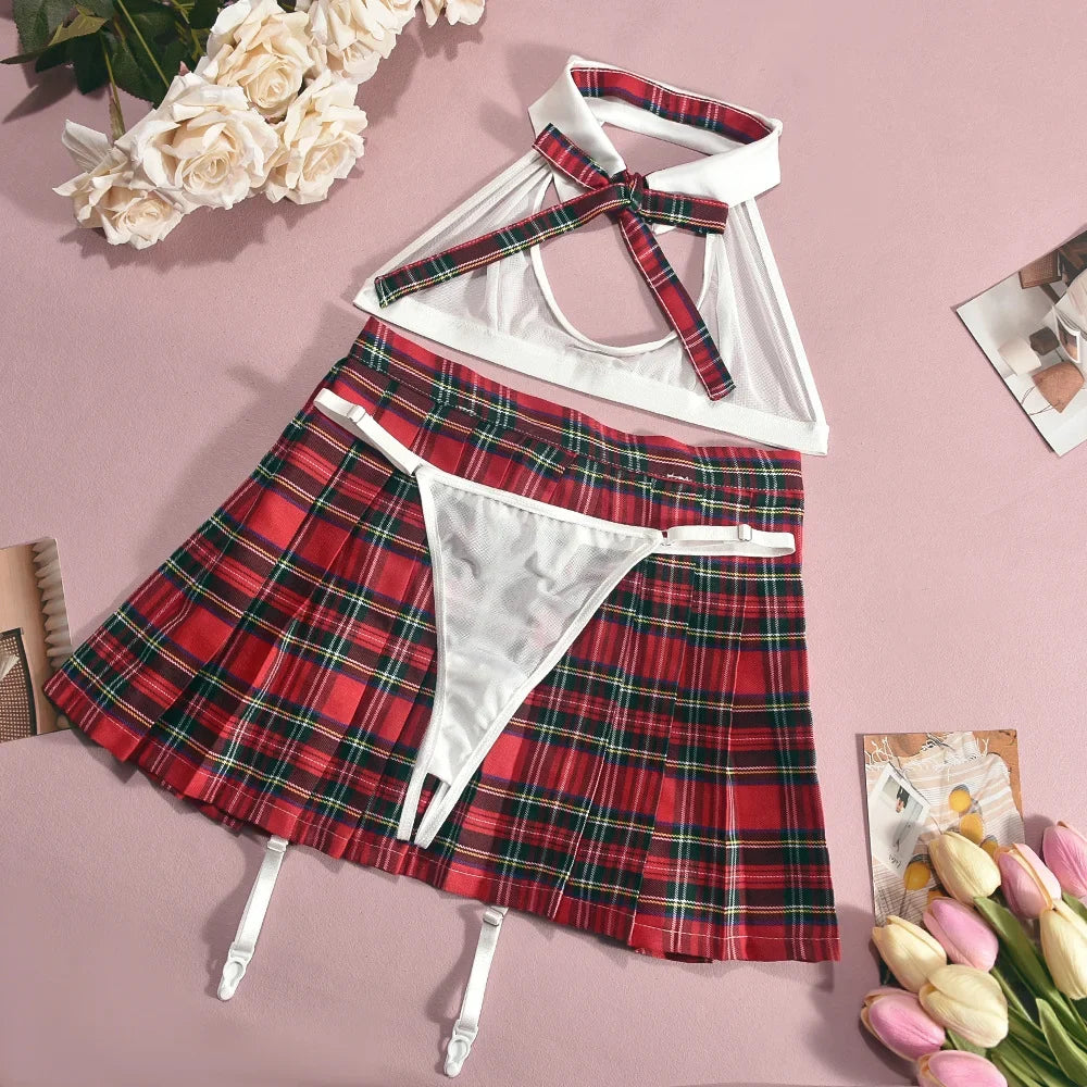 School Girl Lingerie Set (3-Piece)