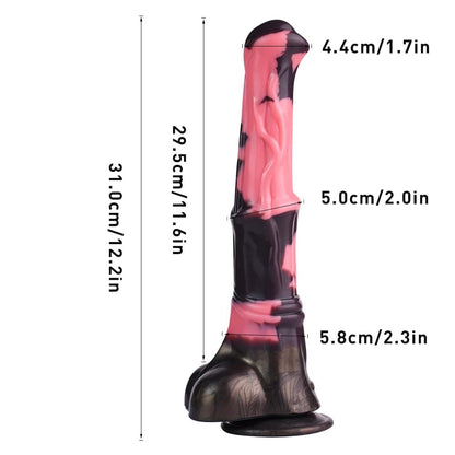 11.6‘’ Simulation Animal Penis Alexandre Dumas Silicone Dildo