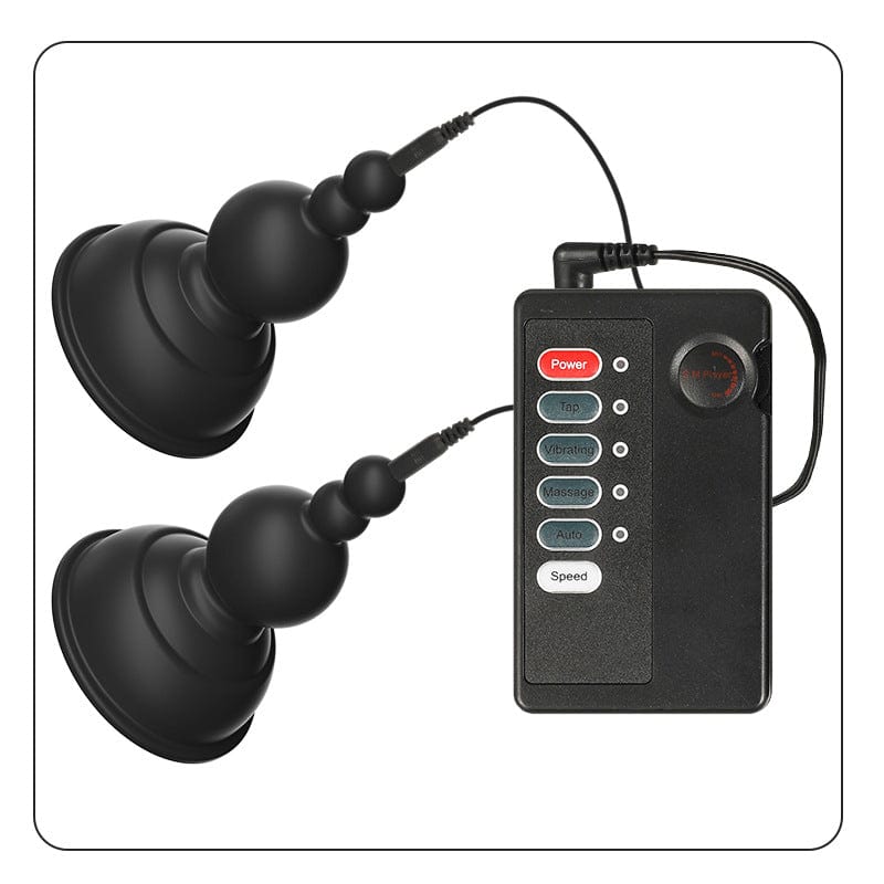 Electric Shock Silicone Nipple Stimulator with Remote Control