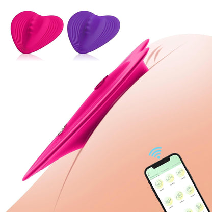 Heart-Shaped Invisible Wireless Control Wearable Vibrator