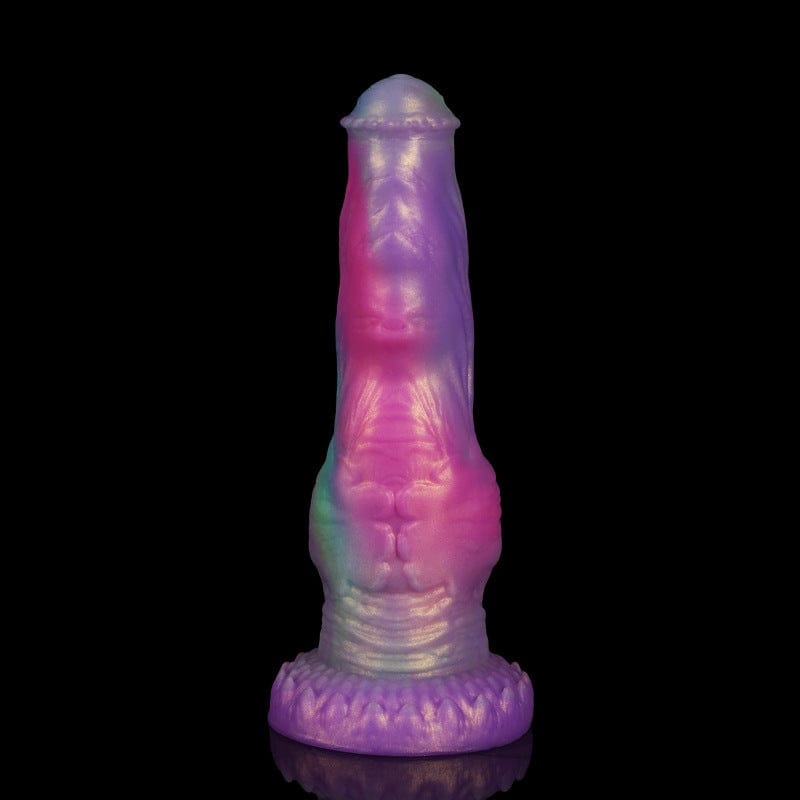 Mixed Color Monster Dildo Auto Thrusting Sex Machine With Suction Cup Base