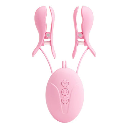 BDSM Electric Shock Nipple Clamp Breast Massager