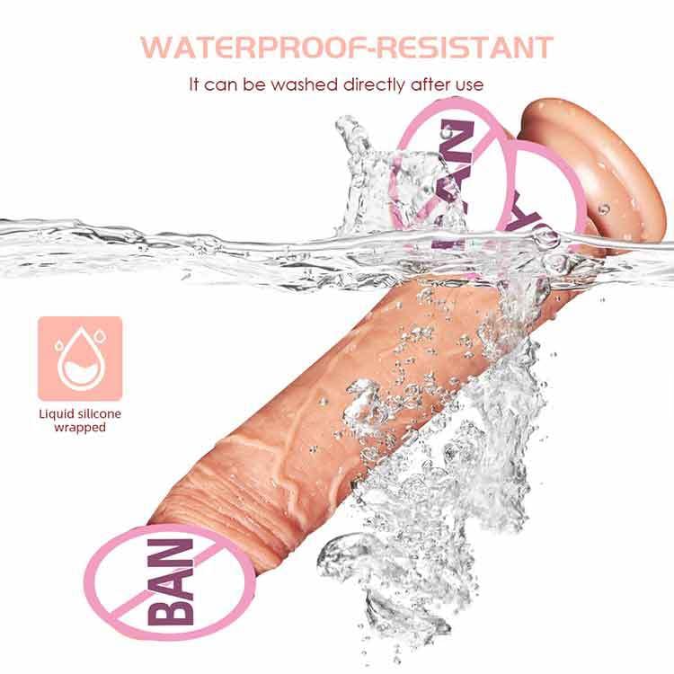 5.71‘’ Lurevibe - Waterproof 7 Frequency Retractable Swing Dildo