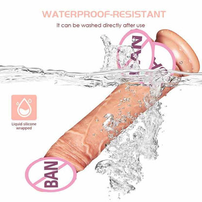 5.71‘’ Lurevibe - Waterproof 7 Frequency Retractable Swing Dildo