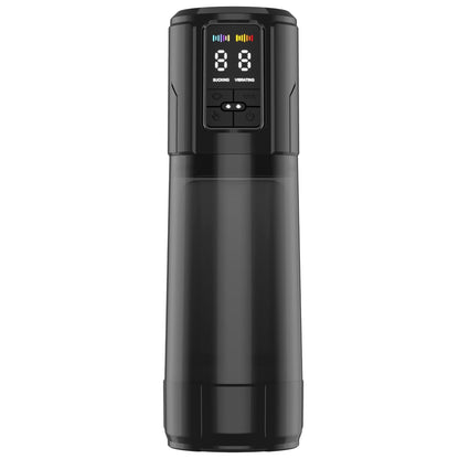 2 in 1 Waterproof Auto Suction Vibration Male Masturbator