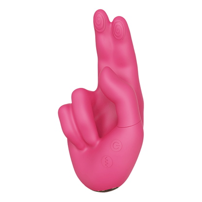 Realistic Finger Flapping Clitoris G Spot Vibrator