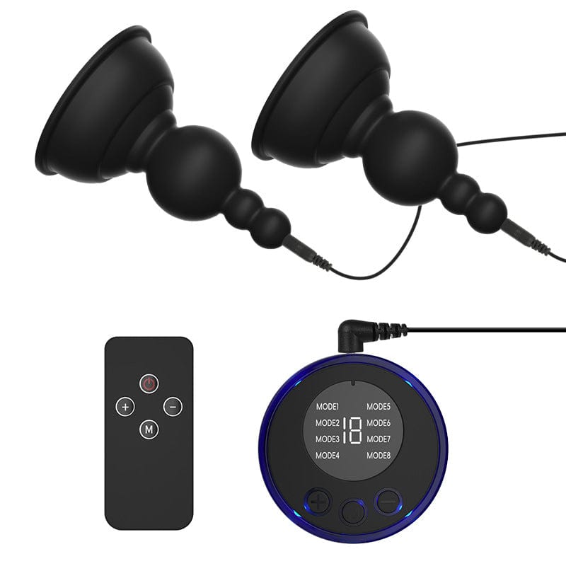Electric Shock Silicone Nipple Stimulator with Remote Control