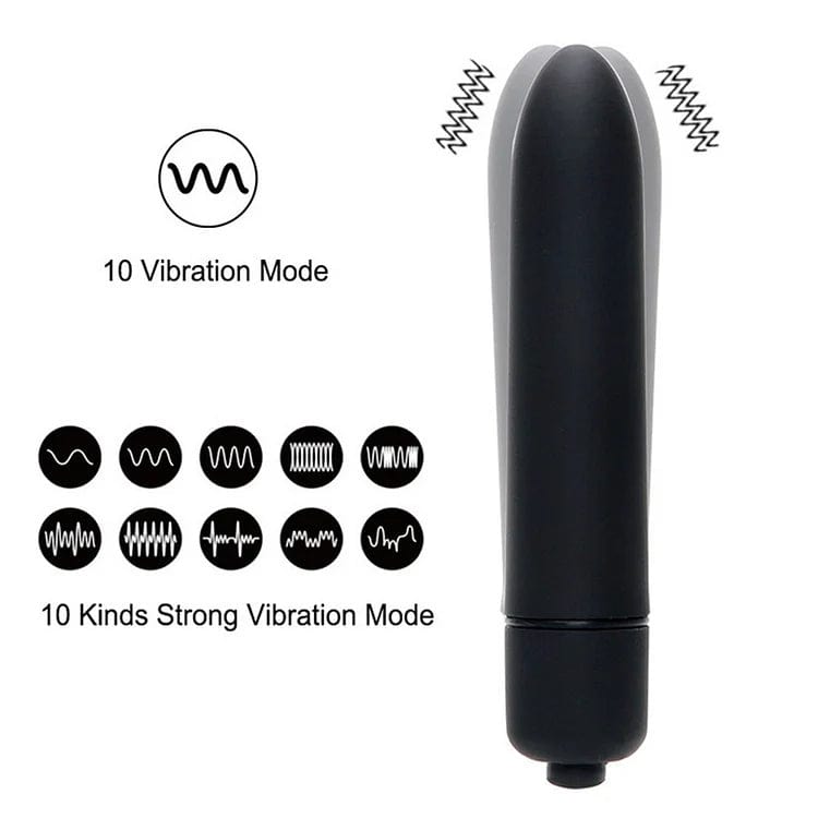 【Free Gift】Fun Vibrator Mini Bullet Jump Egg Ten Frequency Vibration Tip Frosted Bullet