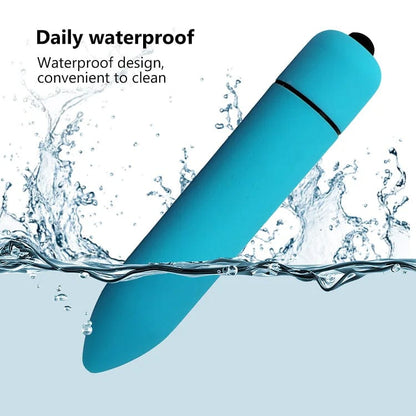 【Free Gift】Fun Vibrator Mini Bullet Jump Egg Ten Frequency Vibration Tip Frosted Bullet