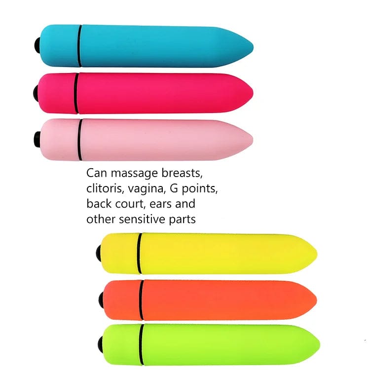 【Free Gift】Fun Vibrator Mini Bullet Jump Egg Ten Frequency Vibration Tip Frosted Bullet