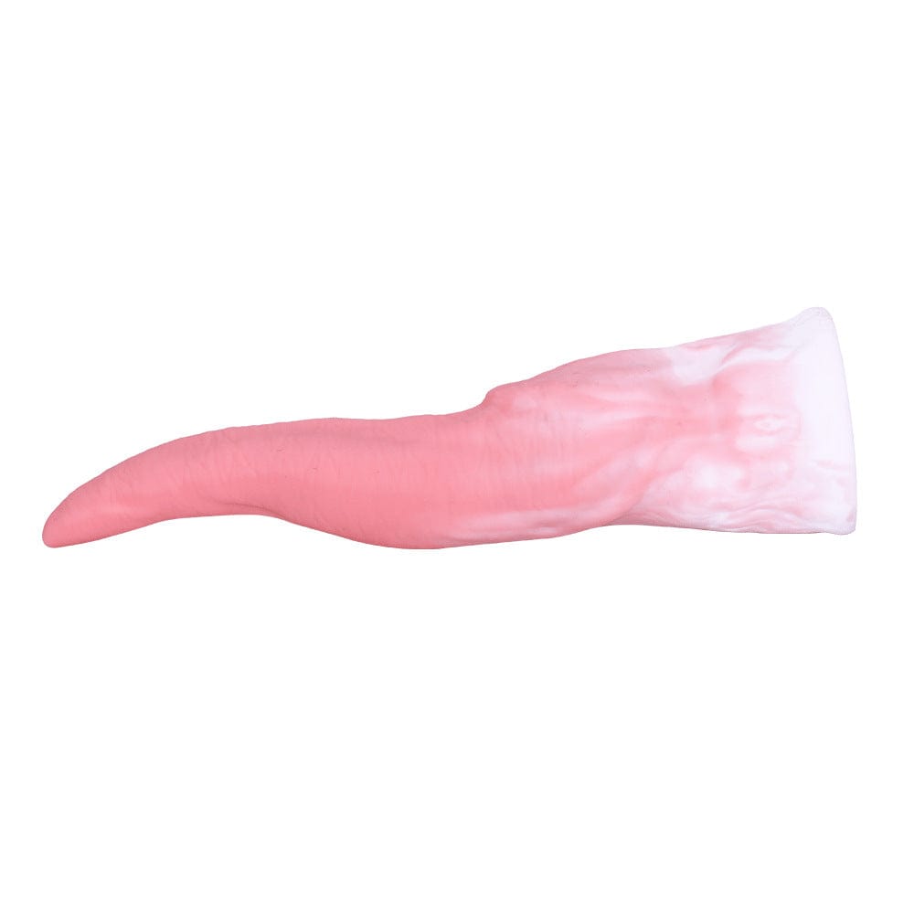7.68‘’ Gradual Pink Monster's Tongue Silicone Dildo