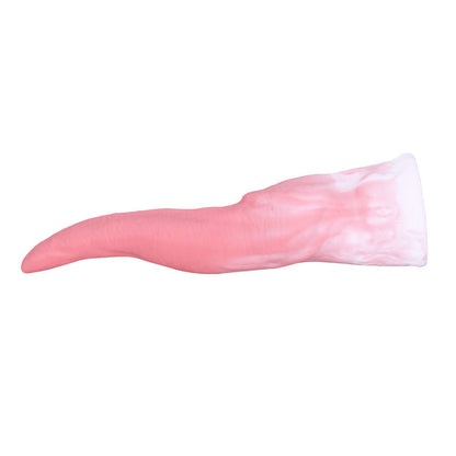 7.68‘’ Gradual Pink Monster's Tongue Silicone Dildo