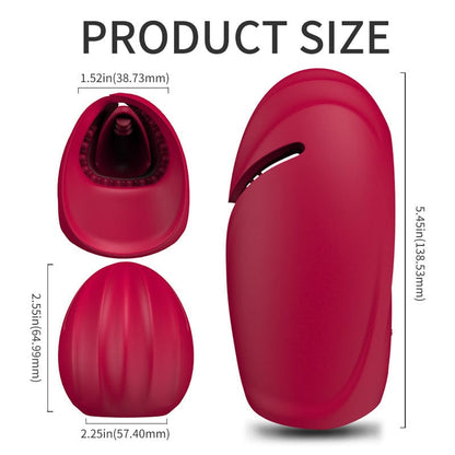 Lurevibe - Warrior Training Cup Men Mini Tongue Licking Masturbation Cup