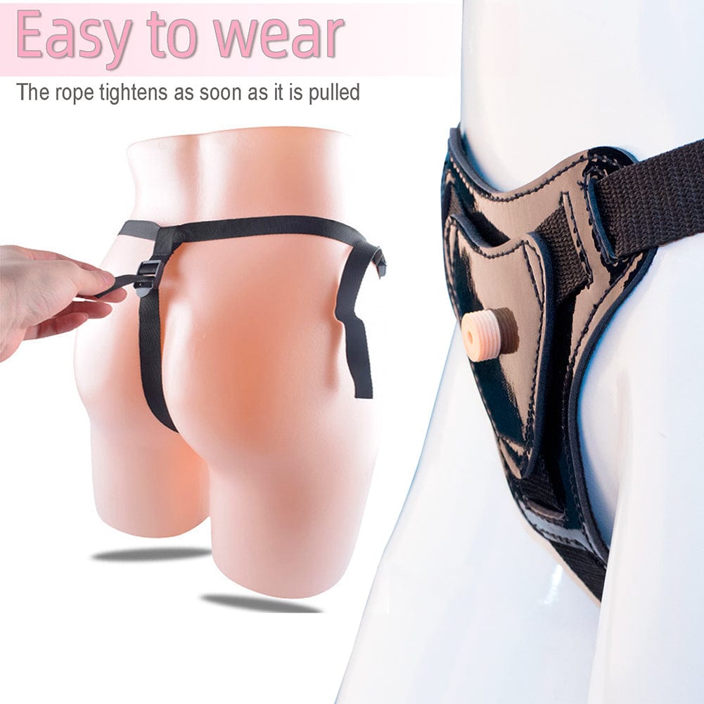 5.51‘’ Wireless Remote Control Strap On Dildo Vibrator for Couples