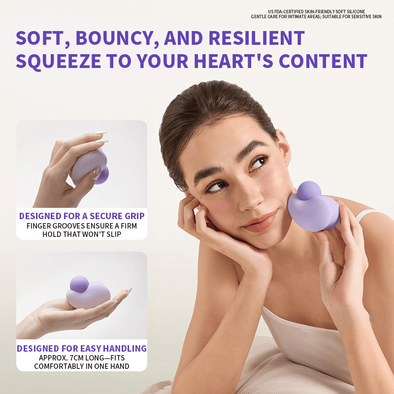 Squeeze Ball Dual-Zone Clitoral & U-Spot Vibrator