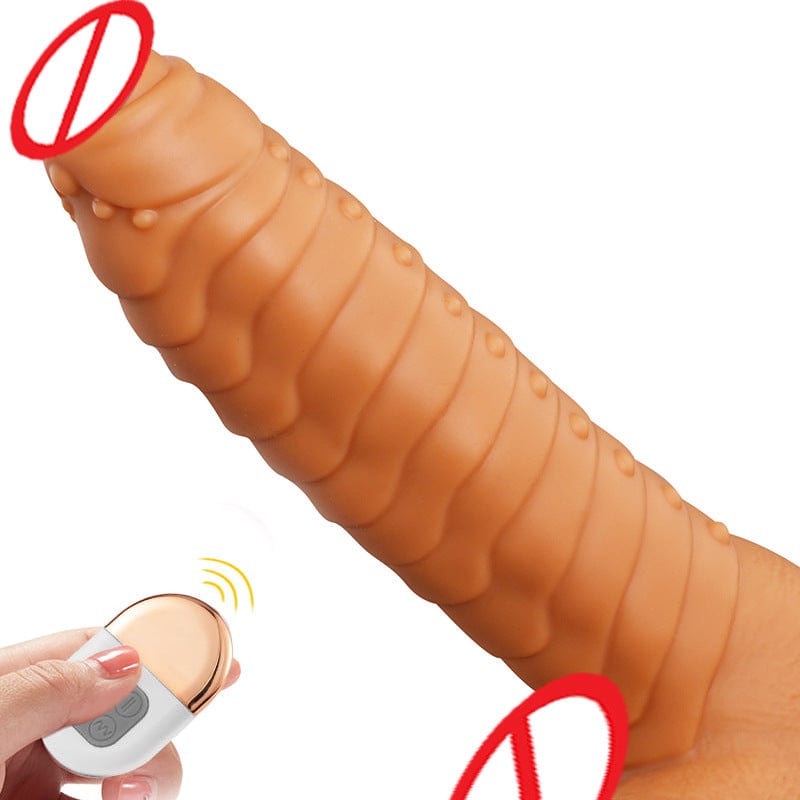 6.3‘’ Lurevibe - Telescopic Dildo Silicone Realistic Big Fake Penis Dildo Vibrator