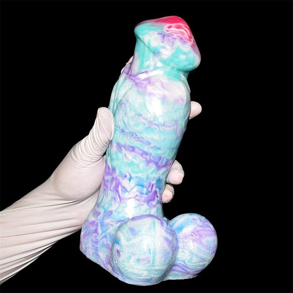 7.48‘’ Colorful Soft Mushroom Head Silicone Artificial Dildo