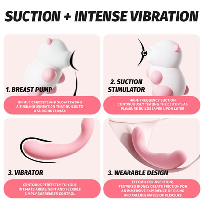 Lazy Panda Clitoral Suction & G-spot Vibrator