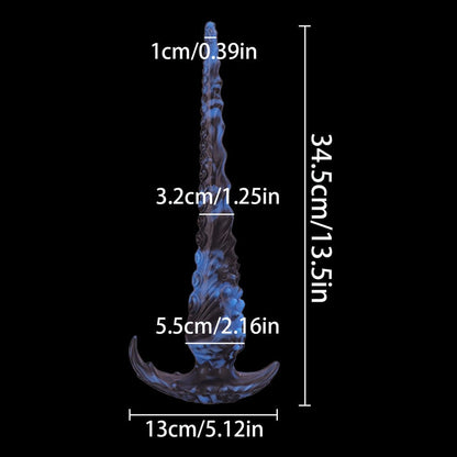 13.5‘’ Long Dildo Huge Anal Plug Monster Fantasy Knot Dildos