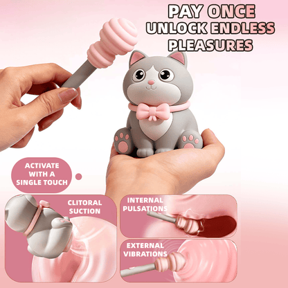 Pippa Meow Cat Sucking Vibration Masturbation Vibrator with Bluetooth Speaker