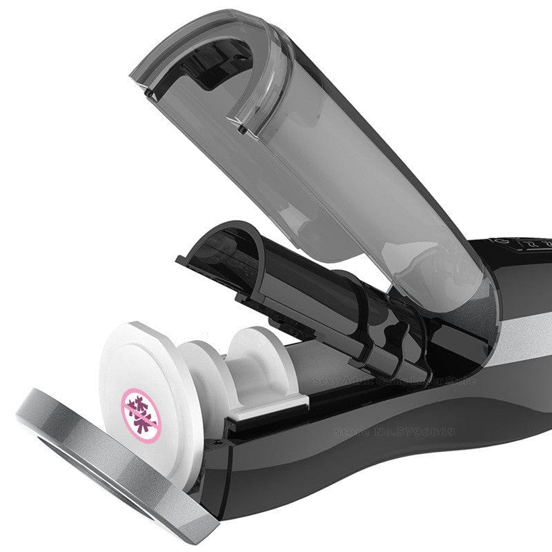 Lurevibe - Heating Piston Airplane Cup Electric Telescopic Full-automatic Masturbator Cup
