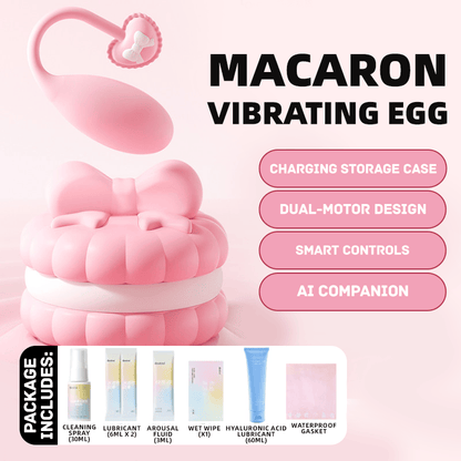 Pink Macaron 10 Modes Egg Vibrator