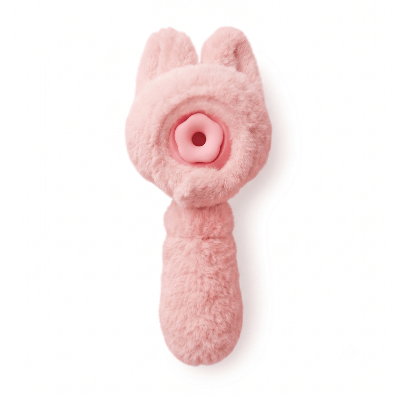 CoseeToy Fluffy Bunny Dual-Mouth Suction & Vibration Toy