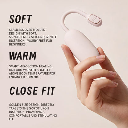Foldable Smart Suction & Vibrating Egg Set